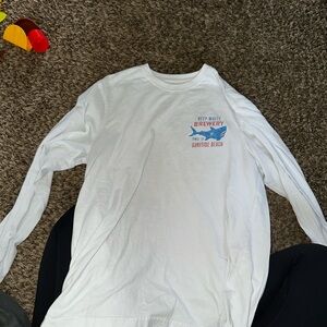 Izod White Long Sleeve Tee